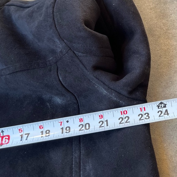 Vintage David Taylor women’s Sz Small Zip Sweater Black Warm Layer - Picture 7 of 12